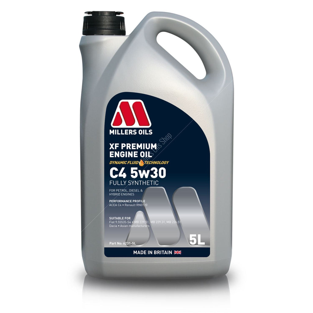 Millers Oils XF Premium C4 5w30 Engine Oil - Code 6231
