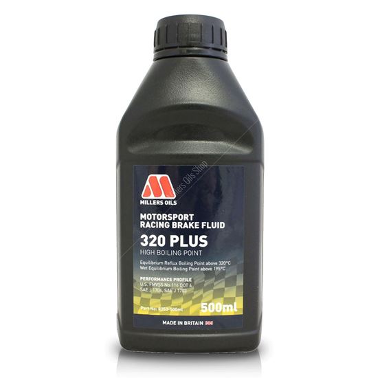 Millers OilsMotorsport Racing Brake Fluid 320 PLUS - 500ml - Code 8353
