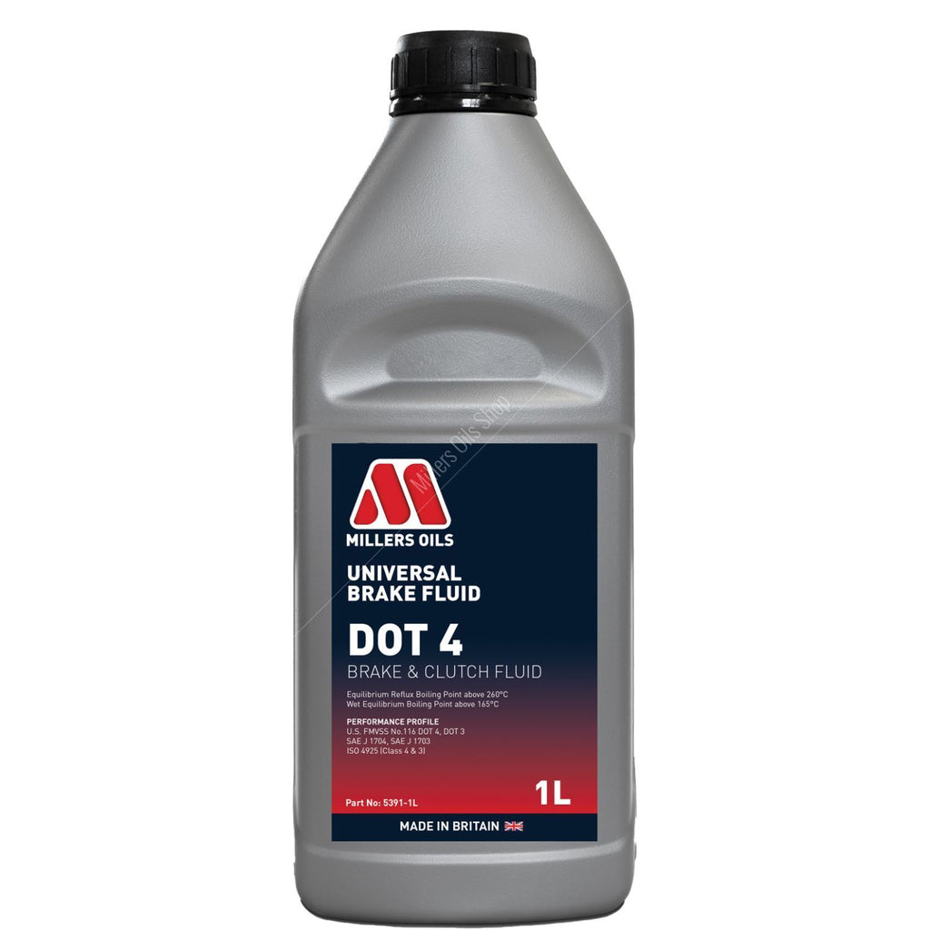 Millers Oils Universal Brake Fluid DOT 4 - Code 5391