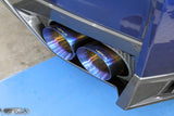 4SRC Nissan GT R35 full titanium exhaust tips / tail pipes