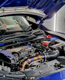 4SRC Full Titanium Turbo Inlet Pipe for Honda Civic Type R FK8 2.0T K20C1