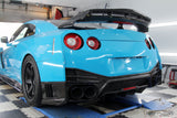 4SRC made GTR35 N Spec rear bumper with rear valance - full prepreg carbon made