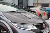 4SRC Honda Civic Type R FK2 2015+ full carbon bonnet V1