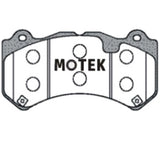 Motek Racing performance brake pads ST600 Nissan GTR35/Mercedes-Benz C63/C63S front calipers - 4 Second Racing Club