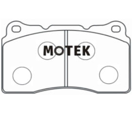 Motek Racing performance brake pads ST600 Mitsubishi Evo and Subaru STI Front calipers - 4 Second Racing Club