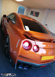 4SRC Nissan GT R35 full titanium exhaust tips / tail pipes