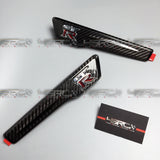 2015-2019 Nissan GT R35 MY15+ Dry Carbon Emblems Cover - 4 Second Racing Club