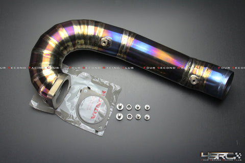4SRC Full Titanium Turbo Inlet Pipe for Honda Civic Type R (FK8 & FK2 with Injen Air Intake System)