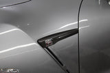 4SRC 2015-2021 Nissan GT R35 MY15+ Dry Carbon Emblems Cover