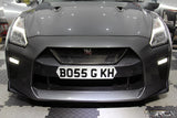 4SRC Full Carbon Front Grille Cover with Aero Ridges – for 2017+ Nissan GT-R R35