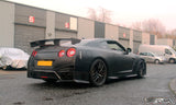 4SRC made GTR35 N Spec rear bumper with rear valance - full prepreg carbon made