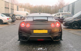 4SRC made GTR35 N Spec rear bumper with rear valance - full prepreg carbon made