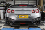 4SRC made GTR35 N Spec rear bumper with rear valance - full prepreg carbon made