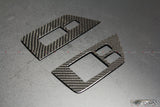 4SRC Dry carbon Nissan GTR35 window switch cover set