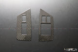 4SRC Dry carbon Nissan GTR35 window switch cover set