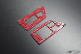 4SRC Dry carbon Nissan GTR35 window switch cover set