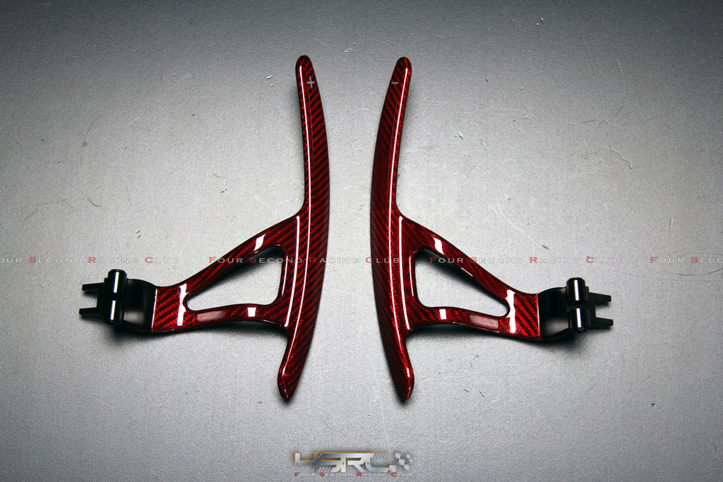 4SRC 2008-2016 GT R35 Gen3 Prepreg Carbon Racing Large Paddle Shifters