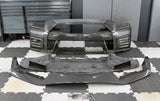4SRC 2020 N Spec Front bumper with front splitter - Prepreg carbon made out from autoclave