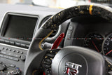 4SRC 2008-2016 GT R35 Gen3 Prepreg Carbon Racing Large Paddle Shifters