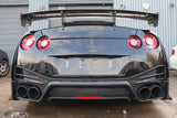 4SRC made GTR35 N Spec rear bumper with rear valance - full prepreg carbon made