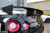 4SRC made Nissan GT R35 N Spec Rear Spoiler prepreg carbon made