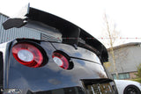 4SRC made Nissan GT R35 N Spec Rear Spoiler prepreg carbon made