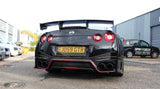 4SRC made GTR35 N Spec rear bumper with rear valance - full prepreg carbon made