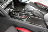 2009-2016 Nissan GTR35 dry carbon centre console over lay full cover - 4 Second Racing Club