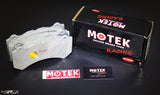 Motek Racing performance brake pads RS800 Nissan GTR35/Mercedes-Benz C63/C63S front calipers - 4 Second Racing Club