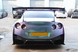 4SRC made GTR35 N Spec rear bumper with rear valance - full prepreg carbon made