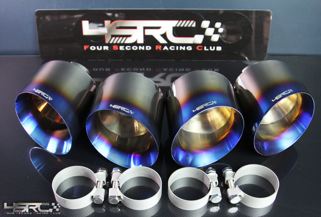 Nissan GT R35 full titanium exhaust tips - 4 Second Racing Club