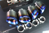 Nissan GT R35 full titanium exhaust tips - 4 Second Racing Club