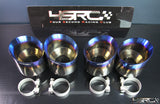 Nissan GT R35 full titanium exhaust tips - 4 Second Racing Club