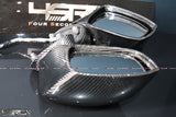 4SRC 2008-2021 Nissan GTR R35 Carbon Fibre Skinned OEM Wing Mirror Housings
