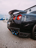 4SRC Nissan GT R35 full titanium exhaust tips / tail pipes