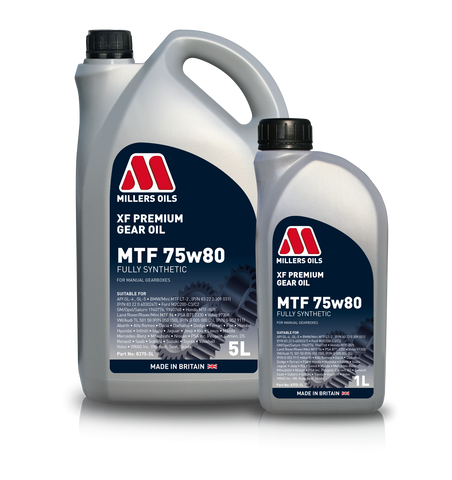 Millers Oils XF Premium MTF 75w80 - Code 8375