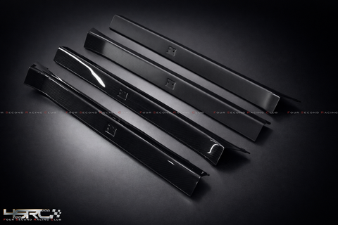 4SRC GT-R R35 Prepreg Carbon Fibre Door Sills (2007–2024, LHD & RHD Compatible)