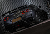 4SRC made Nissan GT R35 N Spec Rear Spoiler prepreg carbon made