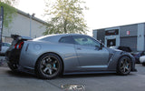 4SRC made Nissan GT R35 Z Style Carbon Replacement Side Skirts