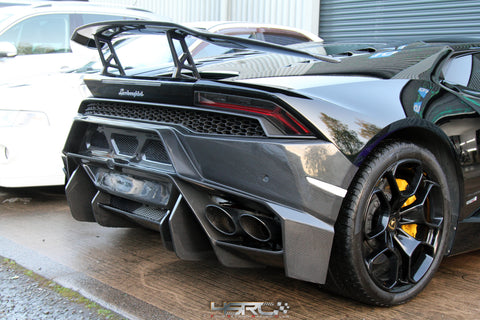 Hurican Rear End 4SRC V1 Lamborghini Huracan prepreg carbon rear bumper full kit – 4SRC ...