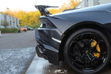 4SRC V1 Lamborghini Huracan prepreg carbon rear bumper full kit