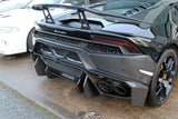 4SRC V1 Lamborghini Huracan prepreg carbon rear bumper full kit