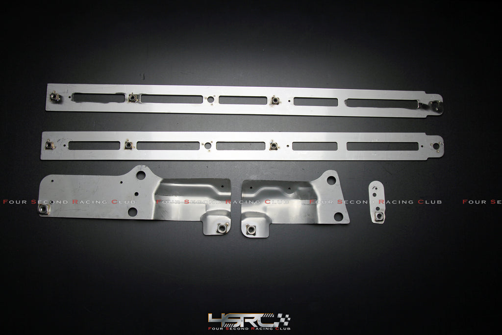 4SRC GTR35 Rear Under Tray Brackets kit