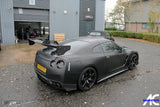 4SRC made Nissan GT R35 Z Style Carbon Replacement Side Skirts