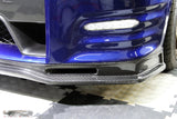 4SRC GT R35 Prepreg Carbon DBA 12-16 N Spec Front Lip Splitter and Brake Cooling Ver2