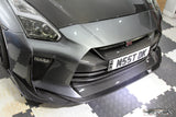 4SRC Made MY17 Nissan GTR35 TS style front bumper - Full Prepreg Carbon