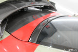 4SRC GT-R35 Prepreg Carbon Rear Glass Airflow Enhancer