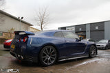 4SRC made Nissan GT R35 Z Style Carbon Replacement Side Skirts