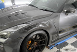 4SRC GTR35 Prepreg Carbon R1 front fenders kit