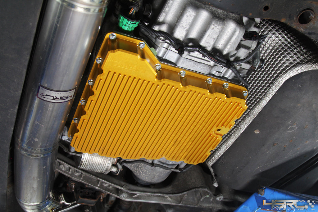 4SRC Billet CNC GTR35 Transmission Large Racing Oil Pan GR6 Gear Box